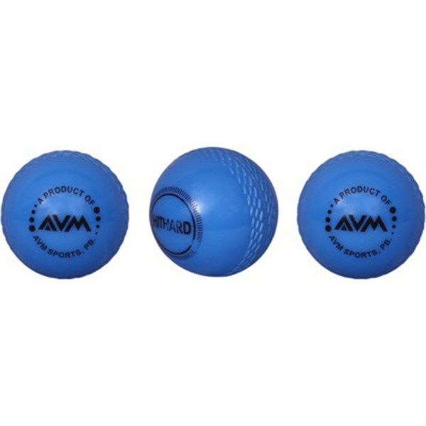 AVM Blue Wind Cricket Ball (Pack of 3)